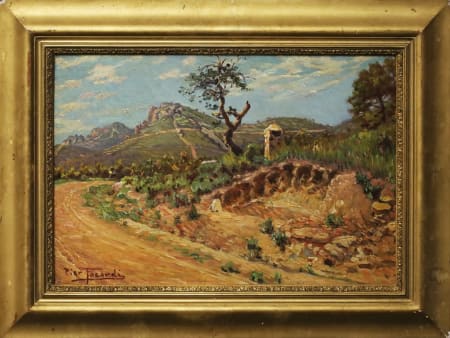 Piero Focardi — Cap roux vue da le Trayas (Saint Raphael)